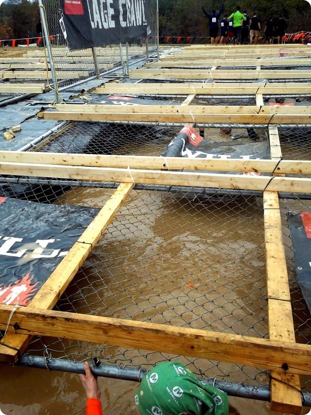 tough mudder cage crawl