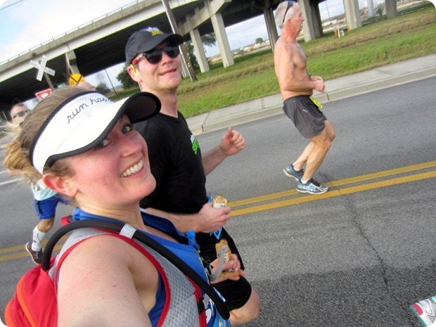 charleston half marathon selfie