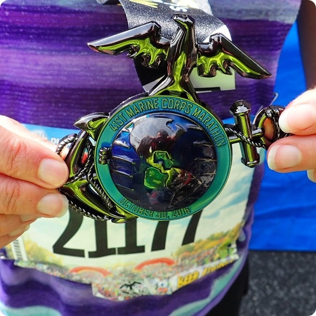 marine corps marathon 2016 medal