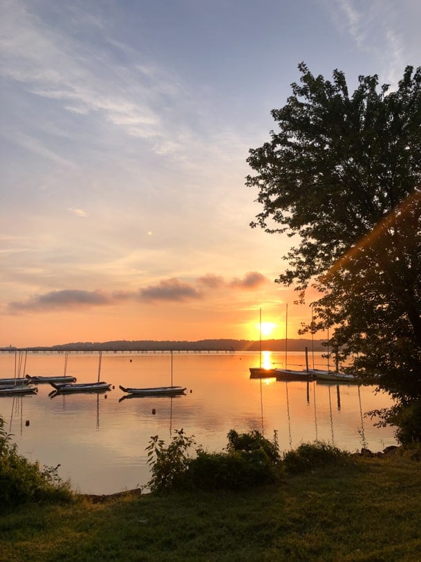 sunrise at daingerfield marina