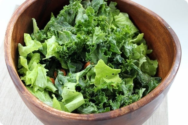 simple massaged kale salad