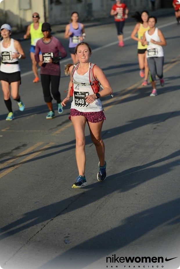 nike womens half marathon san francisco course