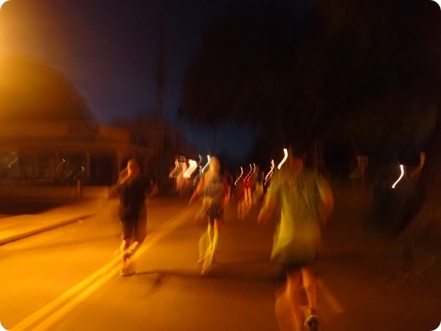 maui half marathon start dark