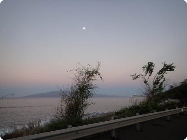 maui half marathon sunrise view