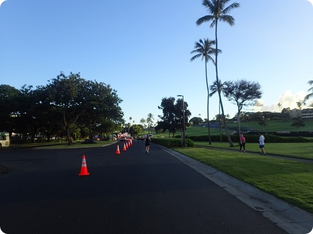 maui half marathon finish area