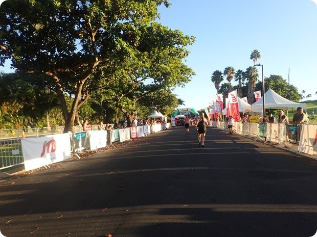 maui half marathon finish