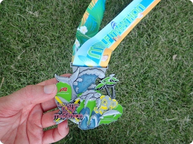 maui half marathon race medal