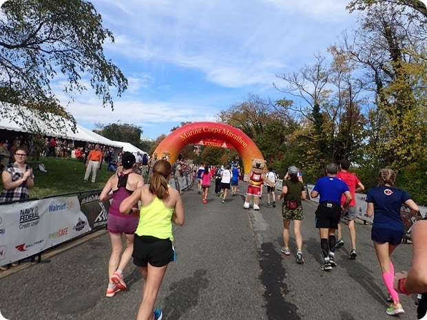 marine corps marathon finish line