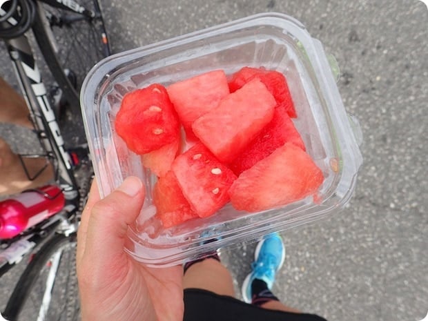 marine corps marathon free watermelon