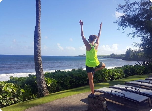 ritz carlton kapalua yoga outdoor