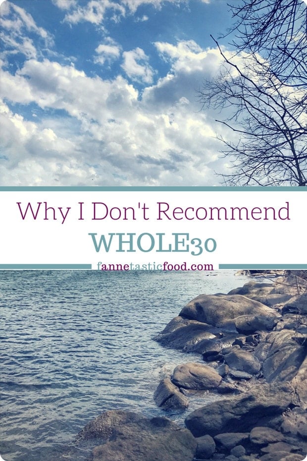 why i don't recommend whole30